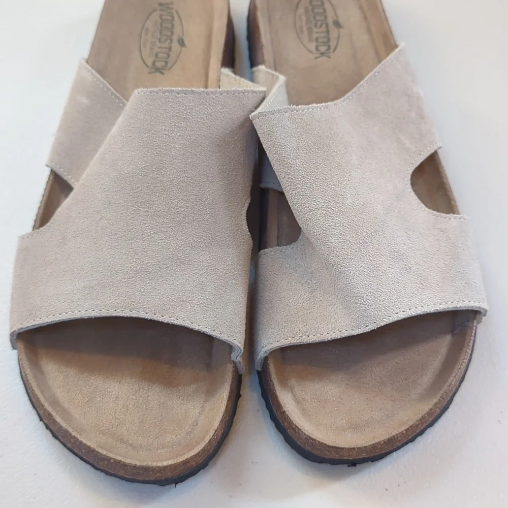 Vintage, Woodstock Stone Color Bert Slides, Sz 11